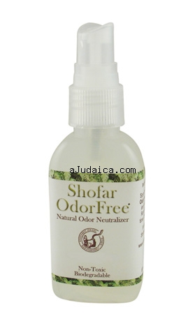 Shofar odor neutralizer spray: non-toxic biodegradable Shofar Odor 