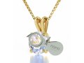 24K Gold Plate Swarovski Fairy Necklace by Nano Jewelry