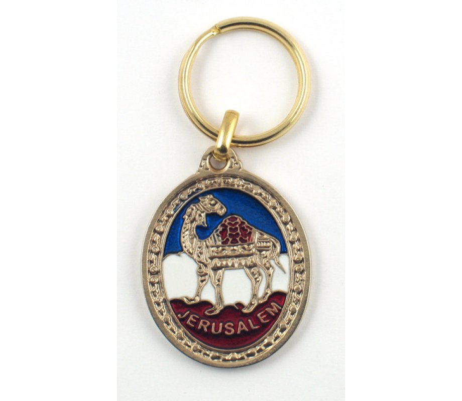 3 Colorful Camel Keychains