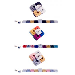 Agayof Compact Two-in-One Menorah and Dreidel - Choice of Colors