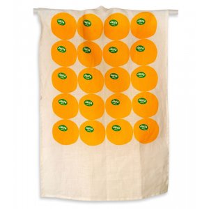 Barbara Shaw Orange Linen Dish Towel - Jaffa Oranges