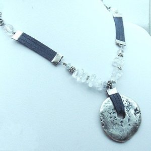Eye Catching Pewter Necklace