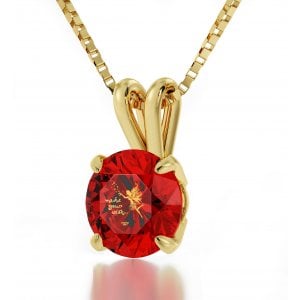 24K Gold Plate Swarovski Fairy Necklace by Nano Jewelry