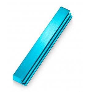 Adi Sidler Laser Cut Steps Design Mezuzah Case - Turquoise