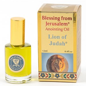 Gold Series Blessing from Jerusalem - Lion of Judah Anointing Oil 0.4 fl.oz (12ml)