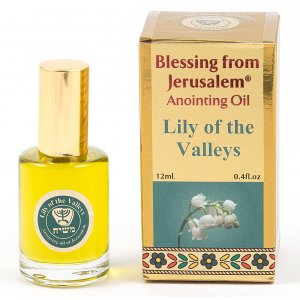 Gold Series Blessing from Jerusalem - Lily of the Valleys Anointing Oil 0.4 fl.oz (12ml)