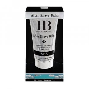 H&B Dead Sea After Shave Balm for Men with Vitamins A and E, and Black Caviar