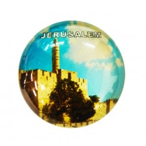 Ceramic Glass Magnet – Tower of David