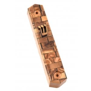 Mezuzah Case - Olive Wood from Israel