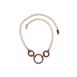 Amaro Handcrafted Chain Necklace, Closed Circles – From the Isis Collection