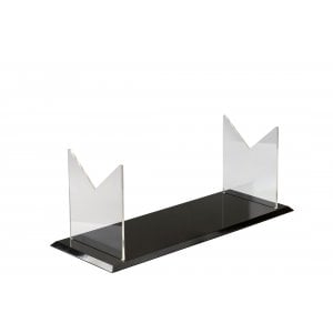 Folding Acrylic Stand on Plastic Base for Yemenite Kudu Shofar 36"-50" Length