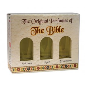 Ein Gedi Perfume Trio Scents of the Bible - Myrrh Frankincense and Spikenard 10 ml