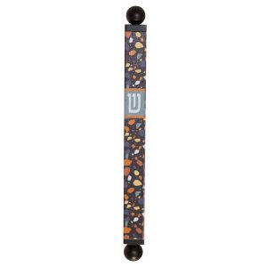 Dorit Judaica Square Tube Mezuzah Case with Knobs � Earth Tones