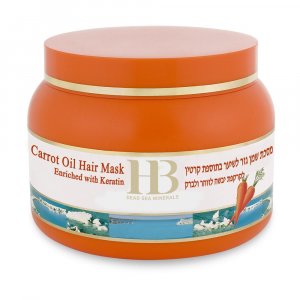 H&B Dead Sea Carrot Oil Hair Mask with Keratin