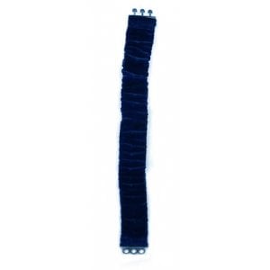 Dark Blue Velvet Handmade Torah Belt