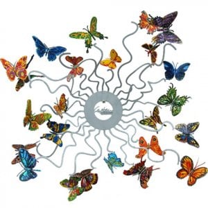 David Gerstein Laser Cut Fruit Bowl or Wall Decoration - Butterflies Forever