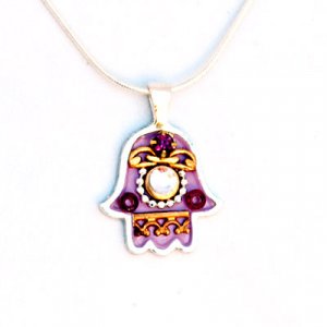 Hamsa Jewelry Ethnic Style Necklace by Ester Shahaf