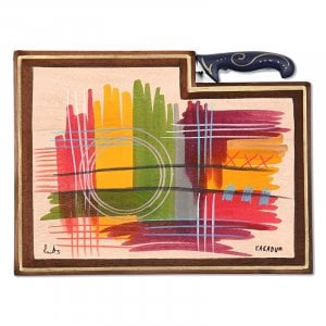 Cubic Design Challah Board by Kakadu