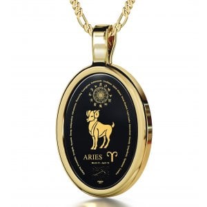 Aries Zodiac Pendant by Nano Jewelry