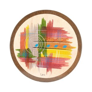 Round Placemat Abstract by Kakadu Art
