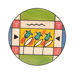 Three Tulip Round Placemat by Kakadu