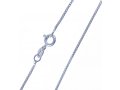 925 Sterling Silver 1mm Box Chain Italian Necklace Lightweight Strong - Spring Ring Clasp