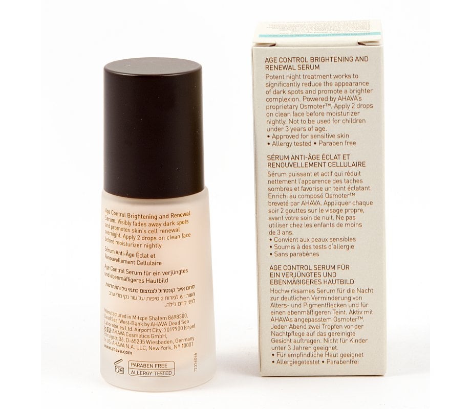 AHAVA Age Control Brightening and Renewal Serum