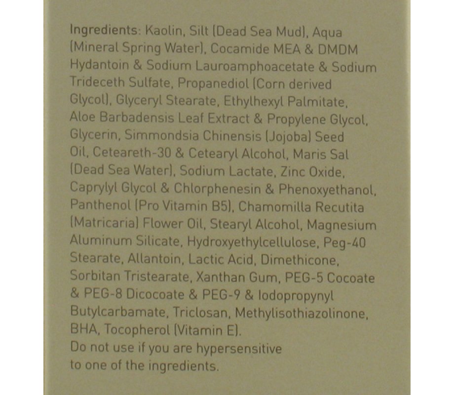 AHAVA Purifying Mud Mask