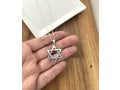 AJDesign Large Star of David Necklace for Men 925 Sterling Silver Interlocking Triangles Pendant with Chain