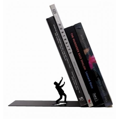 ARTORI – Creative and Humorous Falling Bookend for Home or Office Décor