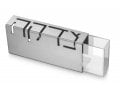 Adi Sidler Contemporary Anodized Aluminum Charity Tzedakah Box - Silver