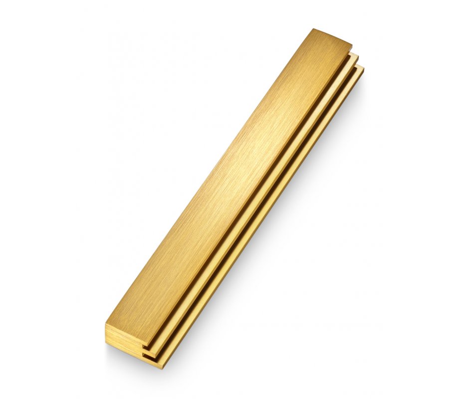 Adi Sidler Laser Cut Steps Design Mezuzah Case - Gold