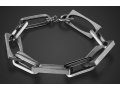 Adi Sidler, Man's Bracelet with Stainless Steel Links