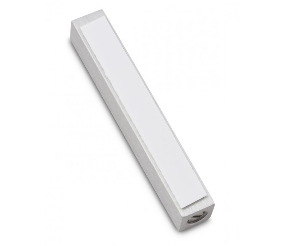 Adi Sidler Mini Mezuzah Case, Three Lettered Hebrew Divine Name - Silver