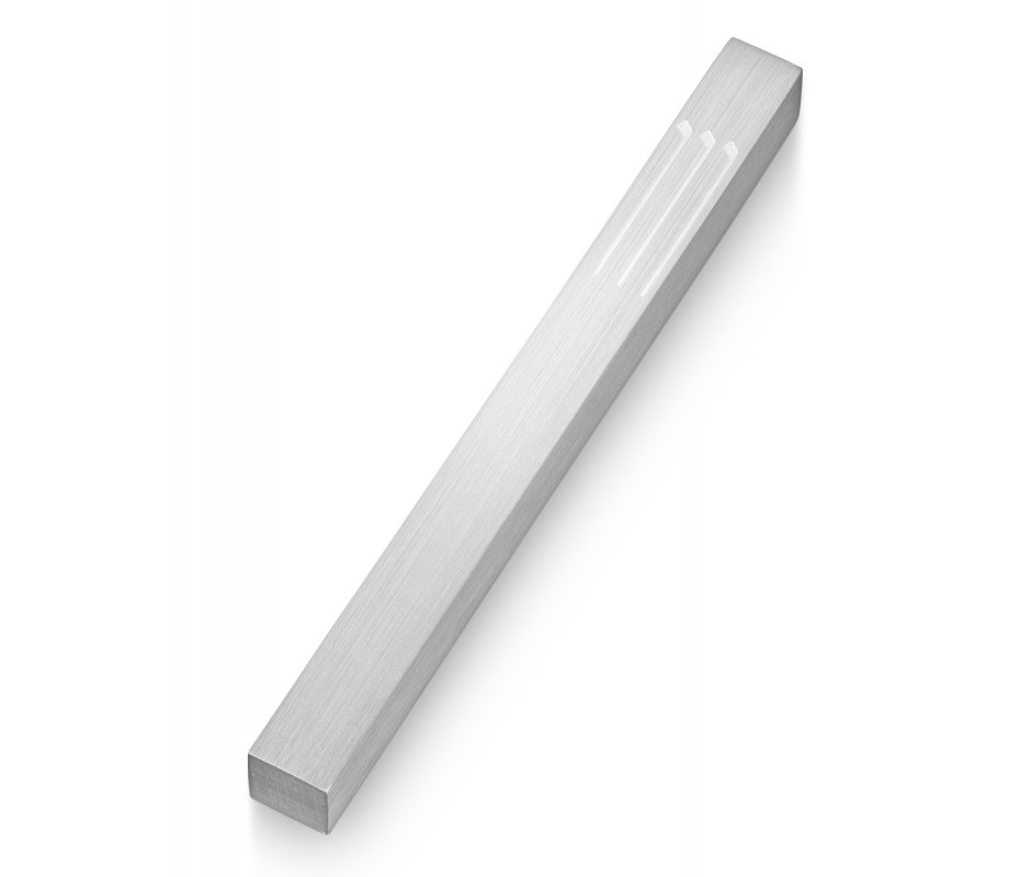 Adi Sidler Musical Notes Stylized Shin Mezuzah Case - Silver