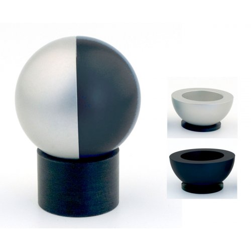 Agayof Aluminum Traveling Candlesticks Ball Series - Black