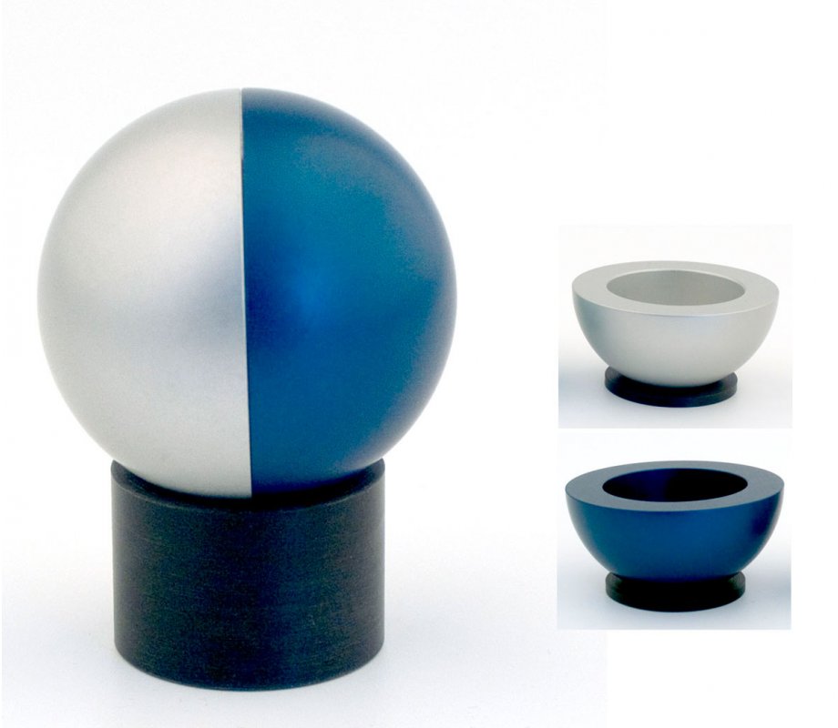 Agayof Aluminum Traveling Candlesticks Ball Series - Blue