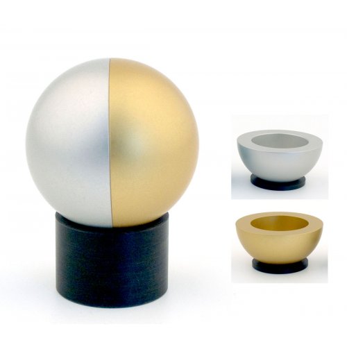 Agayof Aluminum Traveling Candlesticks Ball Series - Gold