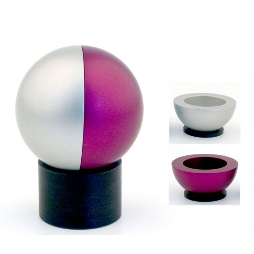 Agayof Aluminum Traveling Candlesticks Ball Series - Purple