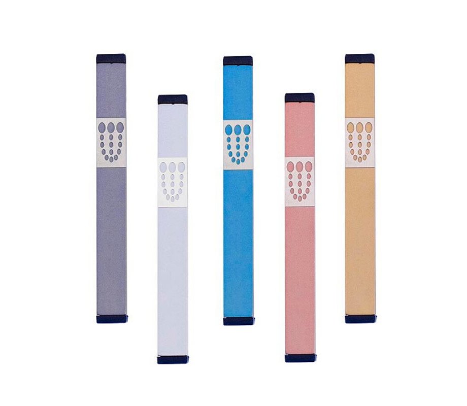 Agayof Mezuzah Case with Bubbly Dots Shin, Light Colors - 7 Inches Height