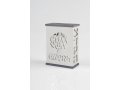 Agayof Tree Of Life Aluminum Tzedakah Box - Silver