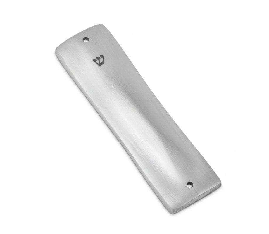 Anat Basanta Contemporary Aluminum Mezuzah Case, Small – 4.8