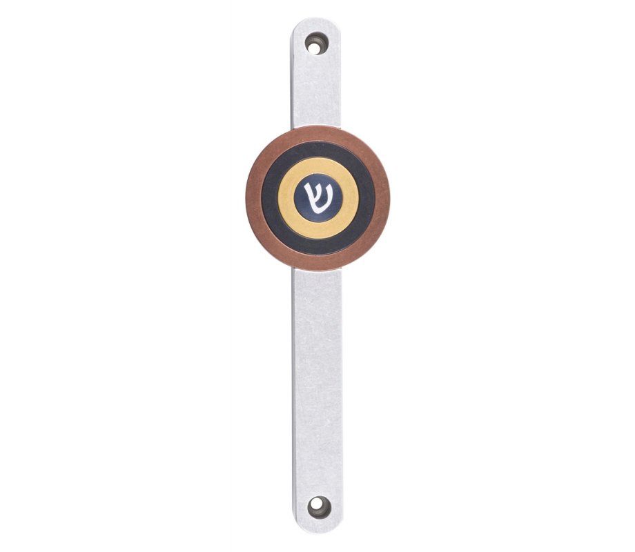 Anodized Aluminium Target Mezuzah Case By Agayof