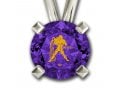 Aquarius Zodiac Pendant by Nano Jewelry- Silver