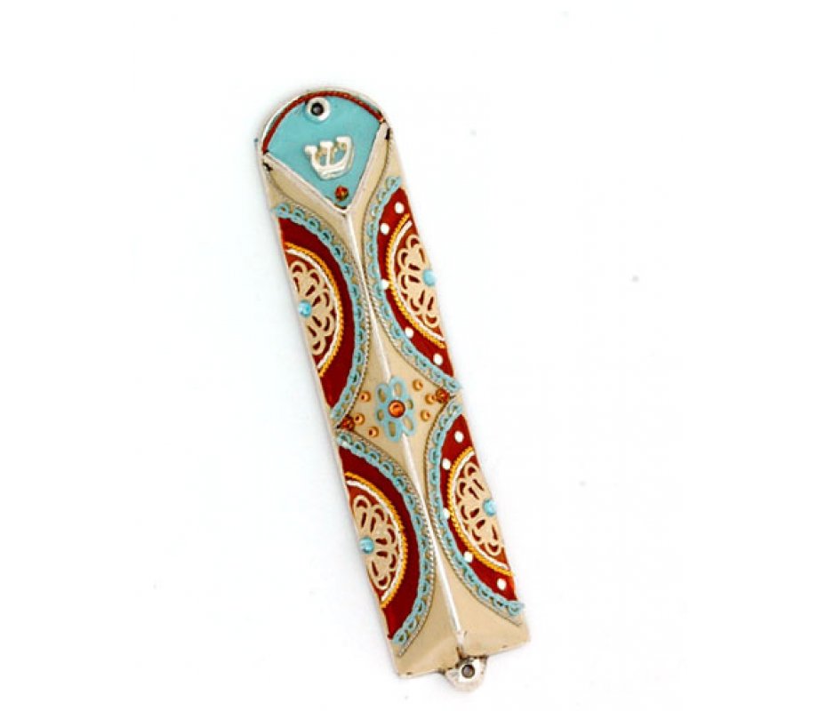 Arch Design Triangular Mezuzah Case - Ester Shahaf