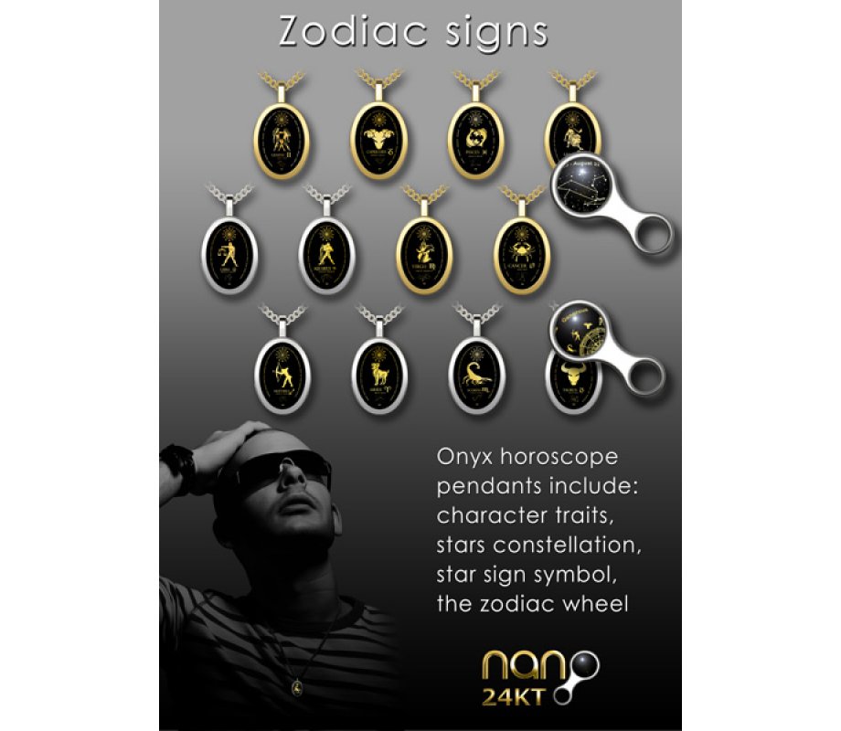 Aries Zodiac Pendant by Nano Jewelry