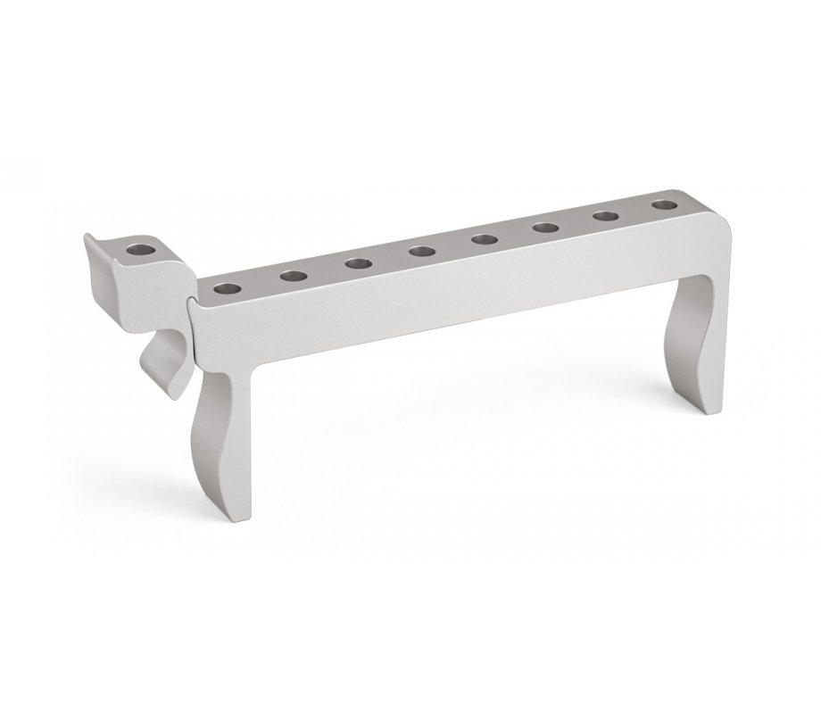 Arik Weiss Silver Chai Chanukah Menorah - Israel Museum