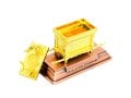 Ark of the Covenant Sculpture with Poles and Cherubim, Gold  Choice of Sizes