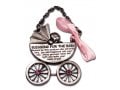 Baby Carriage with Jewish Blessing for a New Baby 2 in stock