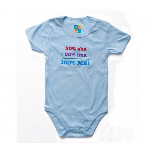 Barbara Shaw Short Sleeve Baby Onesie -100% Me - 1 in stock